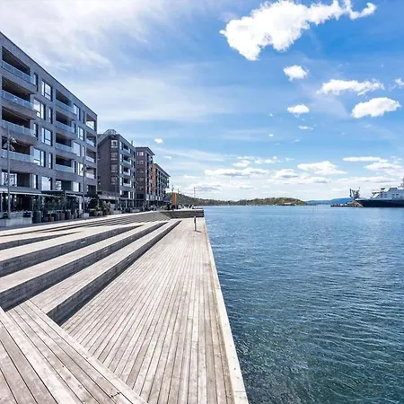 公寓 Charming Srenga Apartment Waterfront Views City Comfort 奥斯陆
